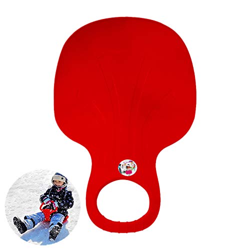 Snow Sled for Kids & Adult Heavy Duty Outdoor Winter Plastic Ski Pad Grass Sand Downhill Boards