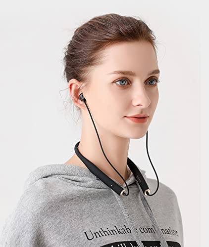 IKXO Neckband Bluetooth Headphones Noise Cancelling Headset with Mic Wireless Earbuds 5.0 CVC 8.0 Waterproof Sport Earphones for Running Driving Working Compatible | The Storepaperoomates Retail Market - Fast Affordable Shopping