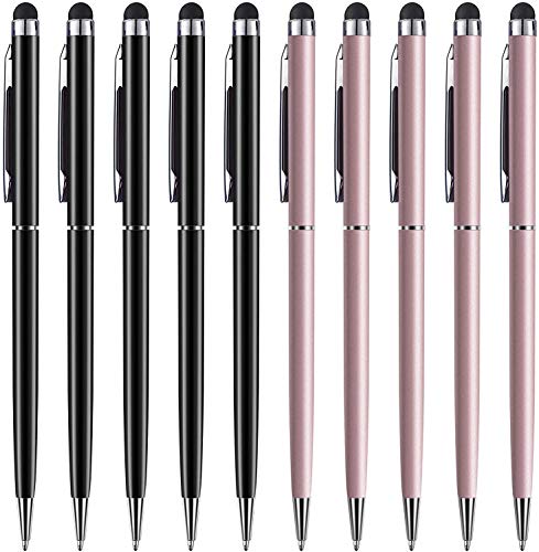 Stylus Pens for Touch Screens anngrowy Stylus Pen Universal Stylus Ballpoint Pen 2 in 1 Stylists Pens for iPad iPhone Tablet Laptops Kindle Samsung Galaxy All Capacitive Touch Screens
