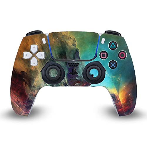 Head Case Designs Officially Licensed Cosmo18 Lagoon Nebula Art Mix Vinyl Faceplate Sticker Gaming Skin Decal Cover Compatible With Sony PlayStation 5 PS5 DualSense Controller