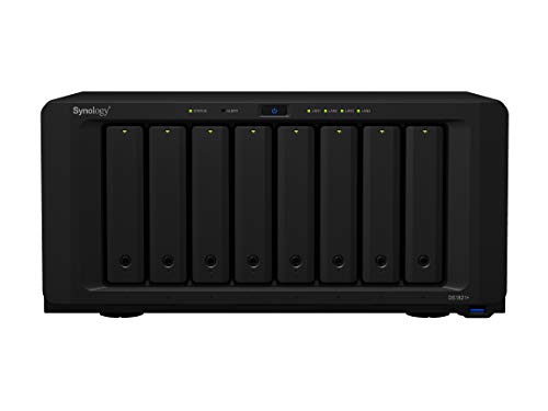 CustomTechSales DS1821+ 8-Bay DiskStation Bundle with 32GB RAM and 64TB (8 x 8TB) of NAS Drives Fully Assembled and Tested