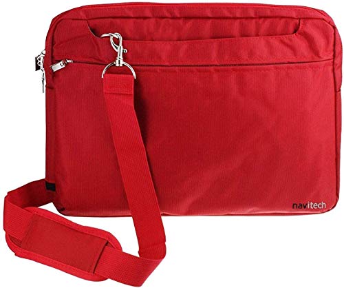 Navitech Red Water Resistant Tablet Bag – Compatible with qunyiCO Android 10.0 GO Tablet