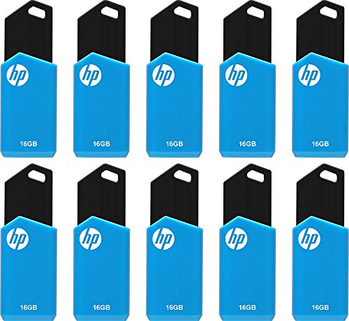 HP 16GB v150w USB 2.0 Flash Drive 10-Pack