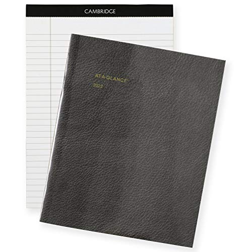 2022 Monthly Padfolio Refill for 70-290 by AT-A-GLANCE, 9″ x 11″, Large, Executive, Black (7090910)