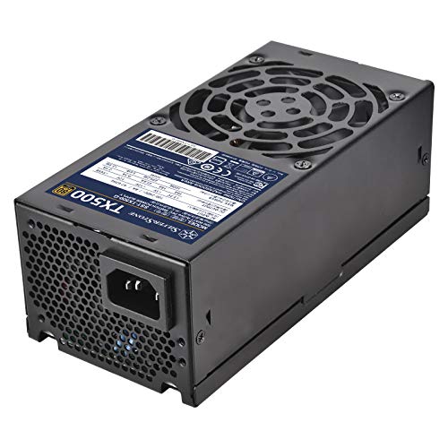 SilverStone Technology 500W Fixed Cable TFX Power Supply 80 Plus Gold TX500-G (SST-TX500-G)