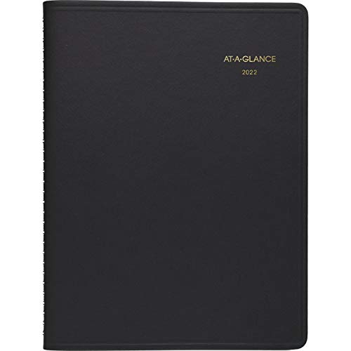 2022 Monthly Planner by AT-A-GLANCE, 9″ x 11″, Large, 15 Months, Black (7026005)