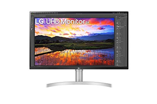 LG 31.5” HDR10 IPS UHD 4K Monitor (3840×2160) with DCI-P3 95% (Typ.), AMD FreeSync, Dynamic Action Sync, Black Stabilizer, MAXX Audio & Ergonomic Design (32BN67U-B) (Renewed)
