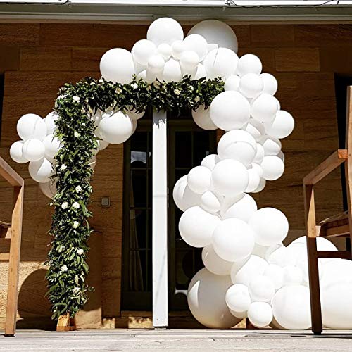 DUILE White Balloons White Balloon Garland Arch Kit Wedding Decoration Balloon Arch Kit Bridal Shower White Indoor Birthday Decoration Backdrop Party Supplies Baby Shower Decorations for Girl Boy