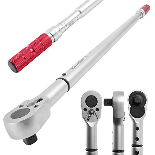 OEMTOOLS 37309 3/4” Drive Click-Style Torque Wrench, 3/4 Torque Wrench, Tire & Wheel Tools, Torque Wrenches, Mechanic Tools, Tire Removal Tools