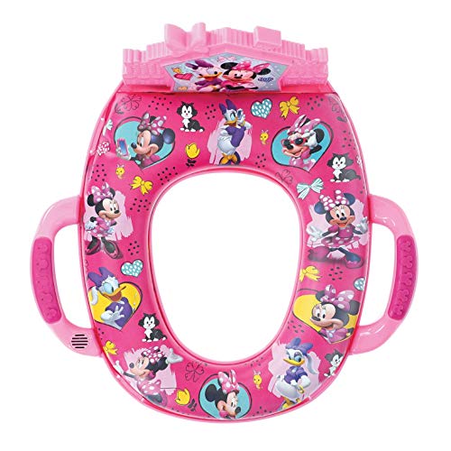 Disney Minnie Mouse”Friendship” Deluxe Soft Potty Seat with Sound