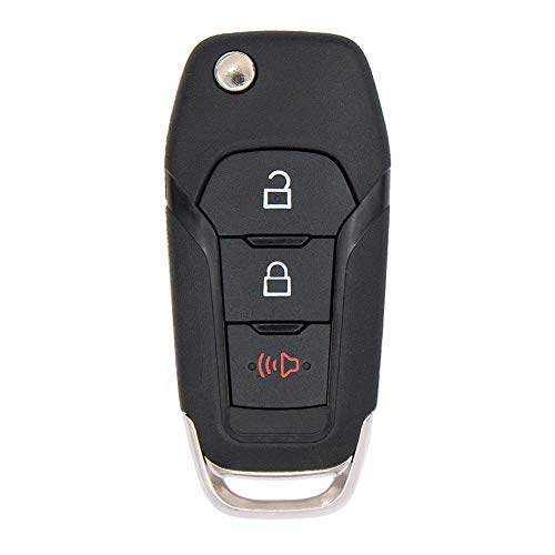 Keyless2Go Replacement for 3 Button Flip Key Ford N5F-A08TAA 164-R8130