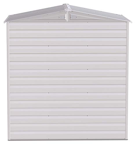 Arrow Shed Select 6′ x 5′ Outdoor Lockable Steel Storage Shed Building, Flute Grey | The Storepaperoomates Retail Market - Fast Affordable Shopping
