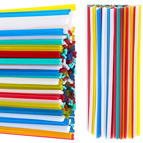 100 Pieces Plastic Welding Rods 7.9 Inch PP/PVC/PPR Plastic Welder Repair Rods for Car Bumpers and Daily Plastic Repair, 20 Pieces for Each Color