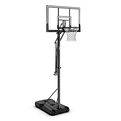 Spalding 52″ Performance Acrylic ™ AccuGlide® Portable Basketball Hoop