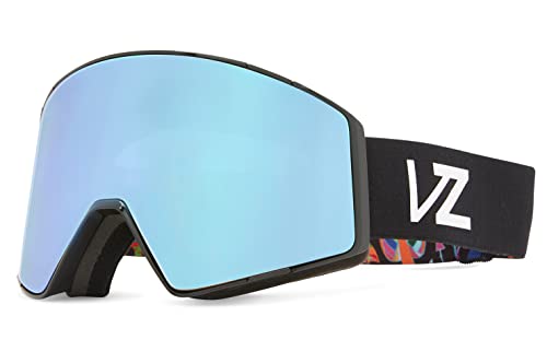 VonZipper Unisex Capsule Snow Sport Goggle – Black Frame | Wildlife Stellar Chrome Lens