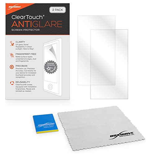 Screen Protector for JVC KW-M560BT (Screen Protector by BoxWave) – ClearTouch Anti-Glare (2-Pack), Anti-Fingerprint Matte Film Skin for JVC KW-M560BT, JVC KW-M560BT, KW-M150BT