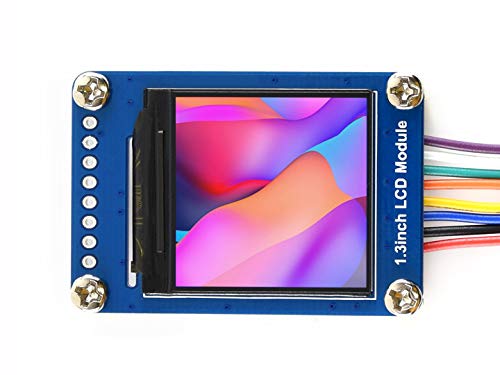 TOP1 1.3inch Display LCD Screen Module 240×240 Pixels SPI Communication RGB 65K Color LED Backlight Support Raspberry Pi/STM32 Board