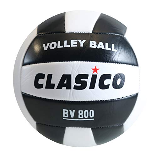 Clasico Outdoor Beach Volleyball Gifts for Childs,Come with Pump and Needle (Black)