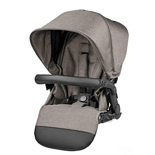 Peg Perego Pop-Up Seat for Triplette Stroller – Compatible with The Triplette, Duette, and Team Strollers – Made in Italy – City Grey