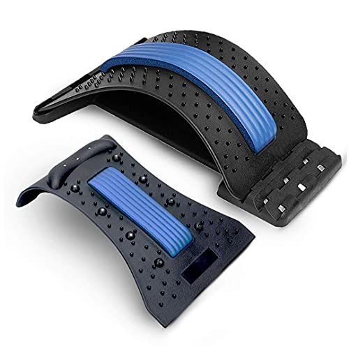 Lower Back Stretcher and Neck Stretcher (2 Pack) – Back Cracker Spine Stretcher – Spine Deck Back Stretcher for Pain Relief – Decompression Lumbar Stretcher Device – Back Stretcher for Posture (2)