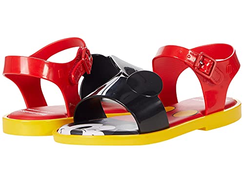 mini melissa Mar Sandal + Mickey and Friends BB (Toddler/Little Kid) Red/Black/Yellow 8 Toddler M