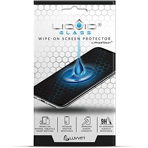 LIQUID GLASS Screen Protector Wipe On Scratch and Shatter Resistant Nano Protection for All Phones Tablets Smart Watches – Universal (New and Advanced)