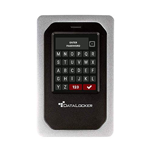 DataLocker DL4 FE 500 GB Portable Hard Drive – External – TAA Compliant – USB 3.2 Type C – 256-bit Encryption Standard – 3 Year Warranty