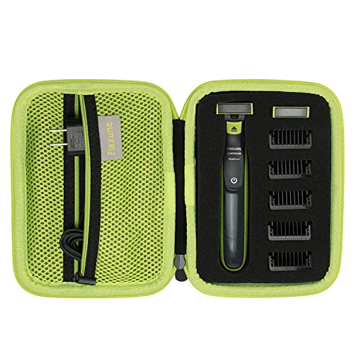 Flaxune Travel Case Replacement for Philips Norelco OneBlade QP2520 QP2530 Face Body Hybrid Electric Trimmer Shaver