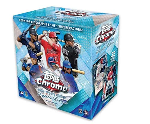Topps MLB Chrome Updates Sapphire Baseball Trading Card Box
