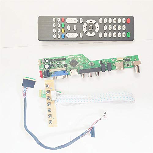 for N156B6-L0A/L0B Laptop Panel HDMI VGA USB AV RF WLED LVDS 40Pin 1366 * 768 T.V53 Display Controller Drive Card 15.6″ DIY kit (N156B6-L0B)