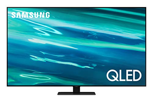 SAMSUNG 55-Inch Class QLED 4K UHD Q80A Series Direct Full Array Quantum HDR 12x, 6 – 2.2.2CH 60W Speakers, Object Tracking Sound, Smart TV with Alexa Built-In (QN55Q80AAFXZA, 2021 Model)