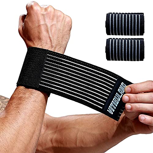 VITIBULANG 2 Pack Carpal Tunnel Wrist Brace,Wrist Wraps for Working Out,Arthritis Hand Support Bands,Lightweight Wristband for Men Women,Compression Band-Breathable Wristguard-for Fitness Tennis Golf