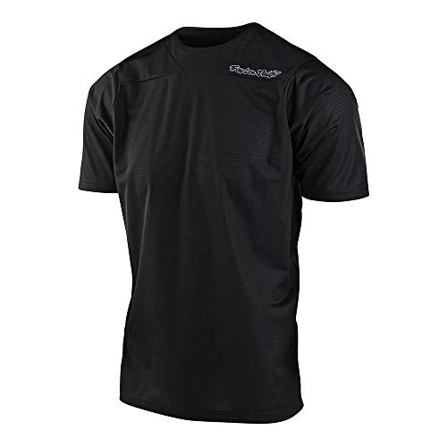 Troy Lee Designs Cycling MTB Bicycle Mountain Bike Jersey Shirt for Men, Skyline SS (Black, MD)