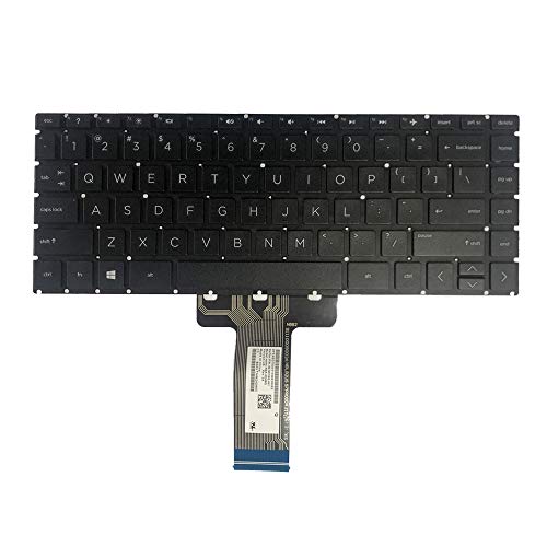 Zahara Laptop US Keyboard for HP 14-DK Series 14-dk0028wm 14-dk0045nr 14-dk0053od 14-dk0075nr dk1025wm 14-dk0028wm 14-dk0022wm 14-dk1003dx 14-dk1013dx 14-dk0002dx 14-dk0072nr 14-dk0076nr (Black)