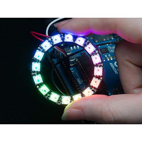 Adafruit Industries NeoPixel Ring – 16 x 5050 RGB LED with Integrated Drivers