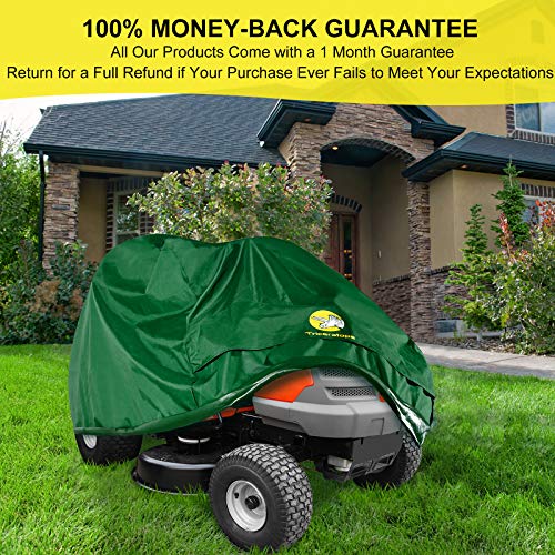 Lawn Mower Cover – Heavy Duty 600D Polyester Oxford Waterproof, Tractor Cover Fits Decks up to 54″, UV Protection Universal Fit with Drawstring All Season/Weather Protection | The Storepaperoomates Retail Market - Fast Affordable Shopping