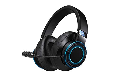 Creative SXFI AIR Gamer USB-C Gaming Headset with Bluetooth 4.2, Pro-Grade ANC CommanderMic, SXFI Battle Mode Optimized for FPS, 11-Hour Battery Life, GamerChat for PC, PS4, and Nintendo Switch