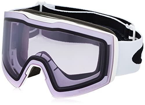 Oakley Fall Line L Men’s Snowmobile Goggles – Matte White/Prizm Snow Clear/One Size