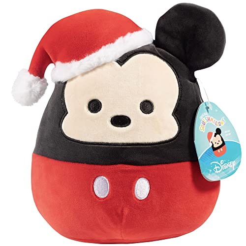 Squishmallow 8″ Disney Mickey Mouse Plush – Official Kellytoy – Cute and Soft Plush Stuffed Animal Toy – Great Gift for Kids