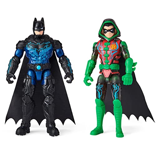 DC Comics Batman 4-inch Bat-Tech Batman and Robin Action Figures with 6 Mystery Accessories, for Kids Aged 3 and up, Amazon Exclusive | The Storepaperoomates Retail Market - Fast Affordable Shopping