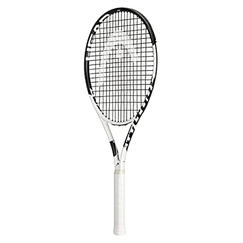 HEAD Metallix Attitude Pro White Tennis Racket – Pre-Strung Adult Tennis Racquet for Control and Maneuverability