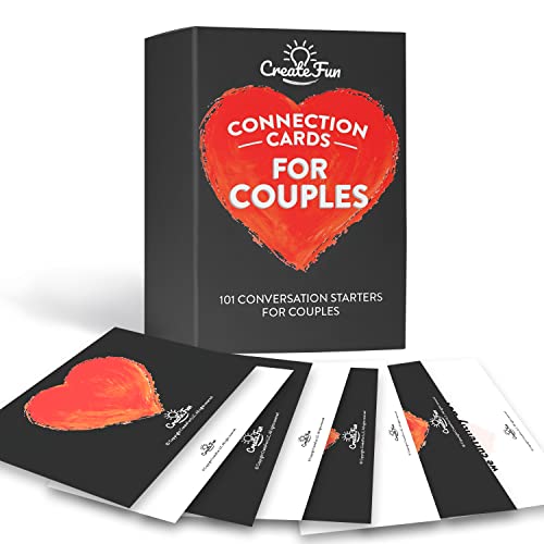 Couple Connection Cards – 101 Couples Conversation Starter Cards – Conversation Starter and Question Cards for Engaging and Thought-Provoking Conversations with Your Loved One