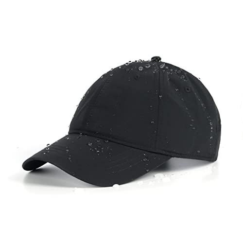 Zylioo Oversize XXL UV Protection Baseball Cap,Low Profile Plain Dad Hat,Adjustable Large Hats for Big Head 23.5″-25.5″
