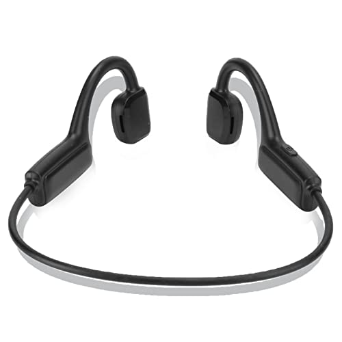 Cuifati Wireless Bone Conduction Headphones, Open-Ear Bluetooth Bone Conduction Sports Earbuds, High Bass Diaphragm, 3D, Skin Friendly, for Outdoor Sports, Running