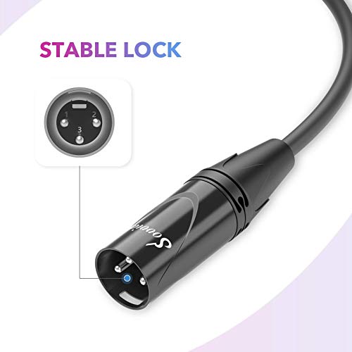 1/4 to XLR Male Cable-Sovvid Quarter inch XLR Male to 1/4 Male Balanced Interconnect Cable 6.35mm TRS Male to XLR Male 3Feet | The Storepaperoomates Retail Market - Fast Affordable Shopping
