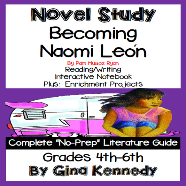 Novel Study- Becoming Naomi León by Pam Muñoz Ryan and Project Menu
