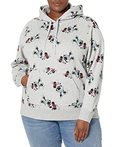 Amazon Essentials Disney | Marvel | Star Wars | Princess Women’s Fleece Pullover Hoodie Sweatshirts (Available in Plus Size), Minnie Icons, Large | The Storepaperoomates Retail Market - Fast Affordable Shopping