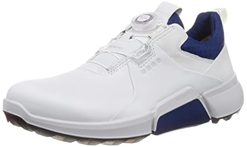 ECCO Men’s Biom Hybrid 4 BOA Gore-TEX Waterproof Golf Shoe, White, 13-13.5