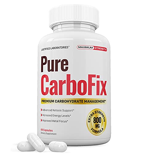 Pure Carbo Fix Carbohydrate Management Formula Carbofix Support for Men Women 60 Capsules