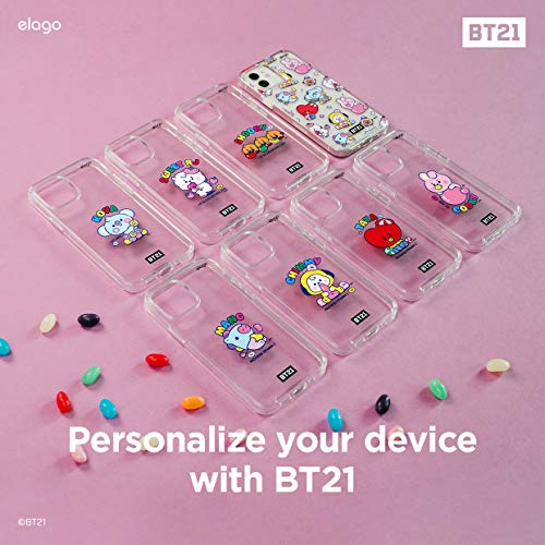 elago BT21 Hybrid Case Compatible with iPhone 12, Compatible with iPhone 12 Pro 6.1 Inch, Durable Full Body Protection, Raised Lip (Screen & Camera Protection) [Official Merchandise] [7 Flavors] | The Storepaperoomates Retail Market - Fast Affordable Shopping